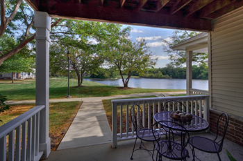 Private patio or balcony with scenic views